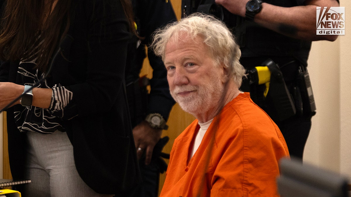 Timothy Busfield appears in a courtroom during a pre-trial detention hearing in Albuquerque, New Mexico