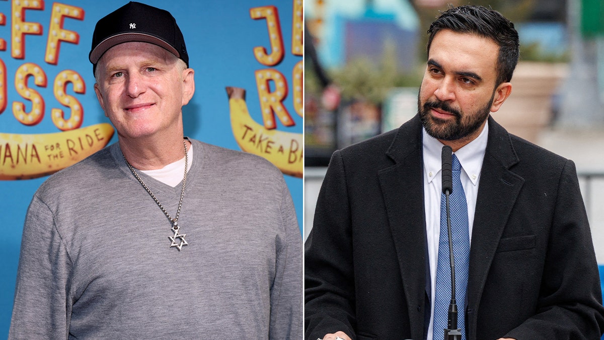 A split of Michael Rapaport and Zohran Mamdani.