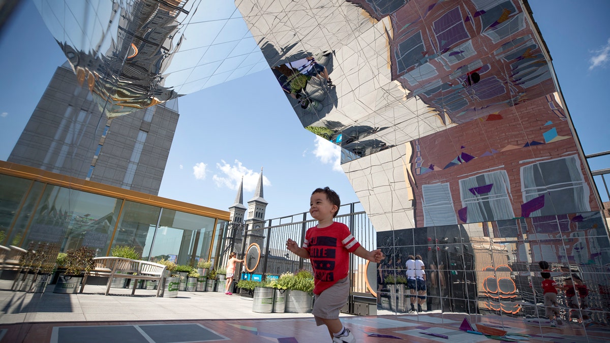 kid moving extracurricular astatine Minnesota childrens museum