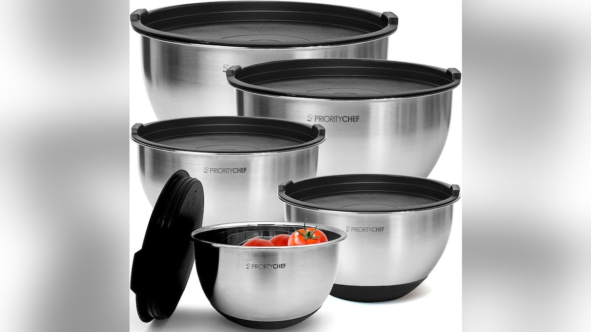 Measure, mix and store all in the one bowl.