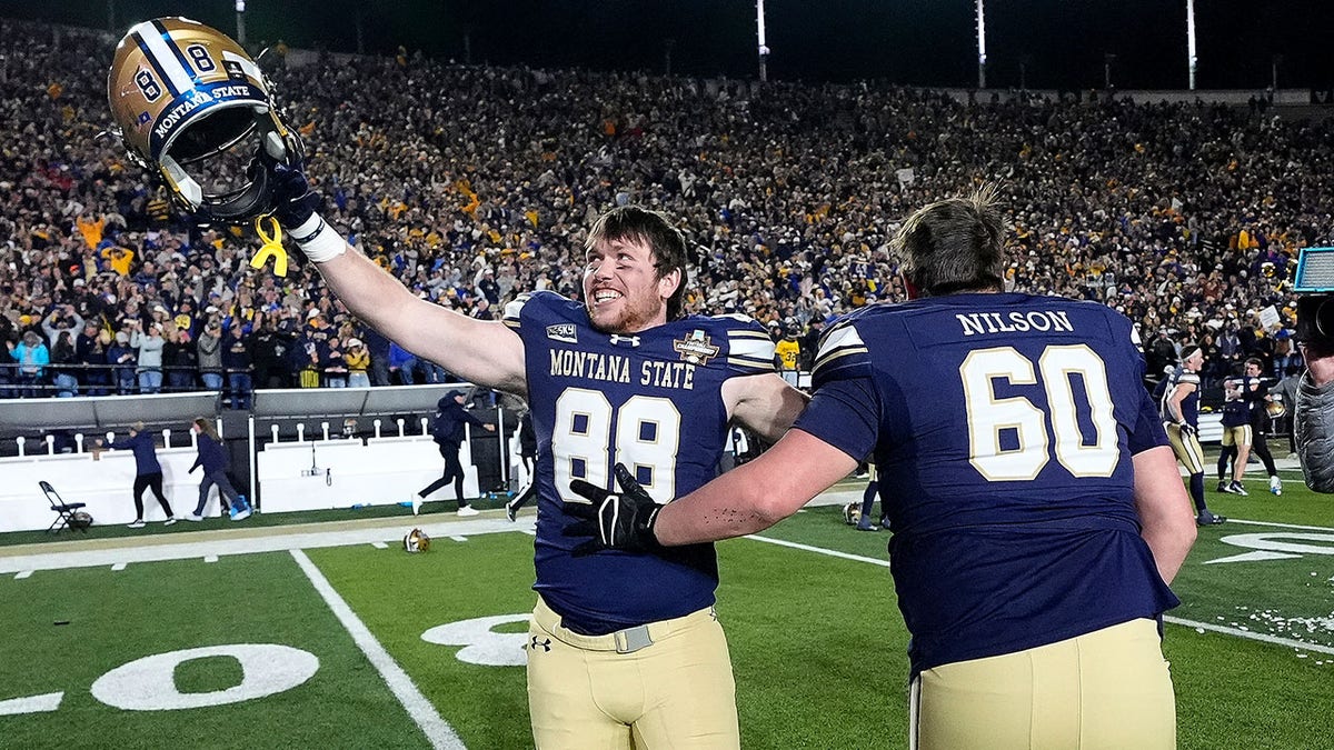 Montana State players celebrate