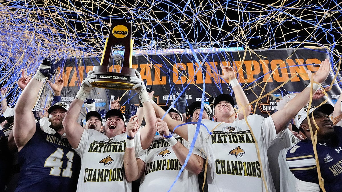 Montana State players celebrate