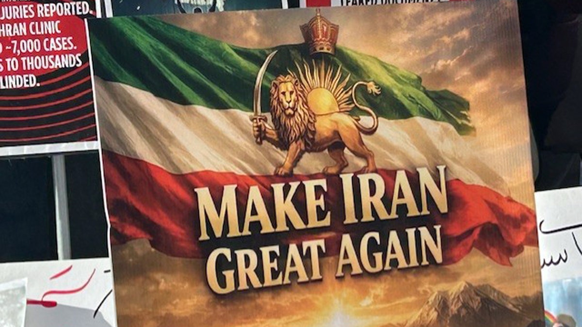Make Iran Great Again sign