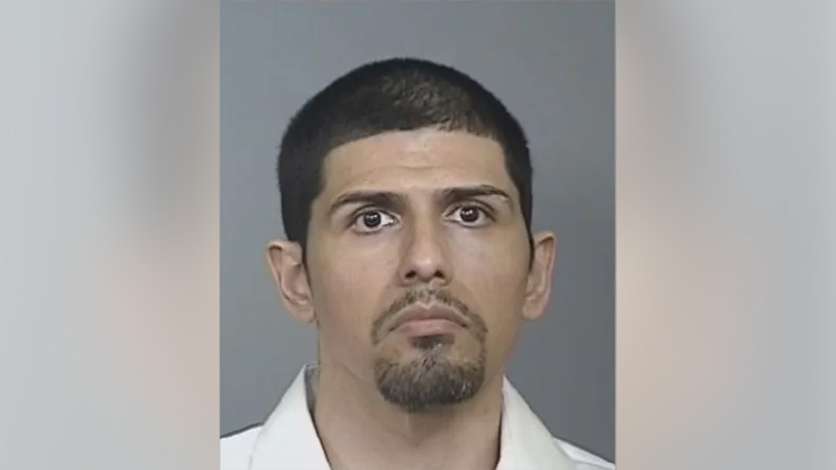 Booking photo from 2023 of Nicholas Palomo