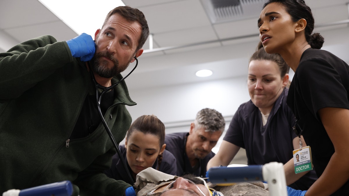 A scene from "The Pitt"