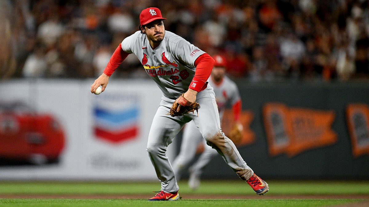 Nolan Arenado in action