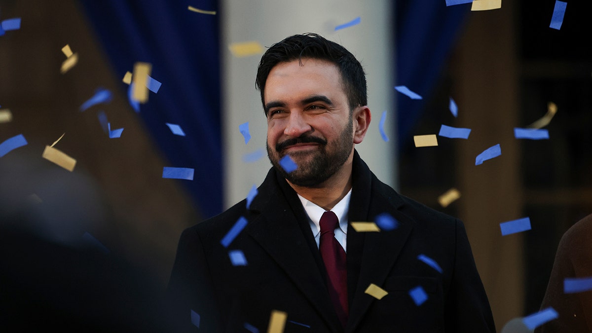 New York City Mayor Zohran Mamdani at inauguration celebration