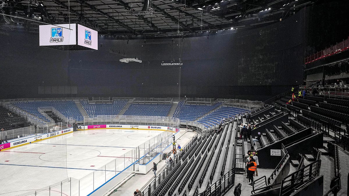 Santa Giulia Ice Hockey Arena interior