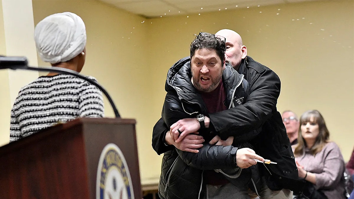 Man tackled while confronting Rep Ilhan Omar