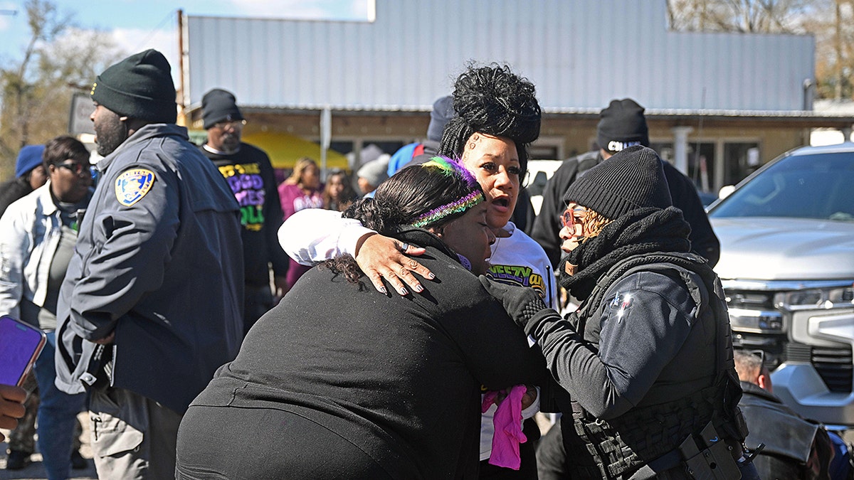 Bystanders react to Mardi Gras parade shooting