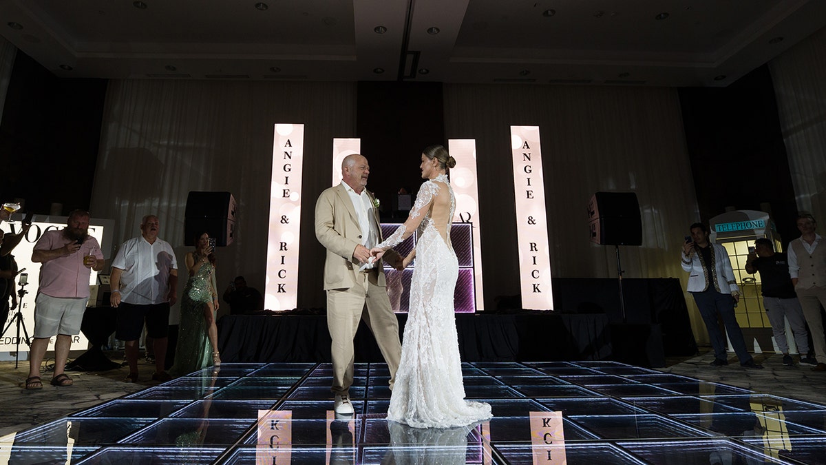 Rick Harrison dances with his wife, Agripina 