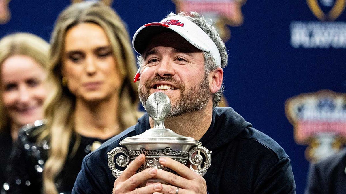 Pete Golding lifts Sugar Bowl trophy