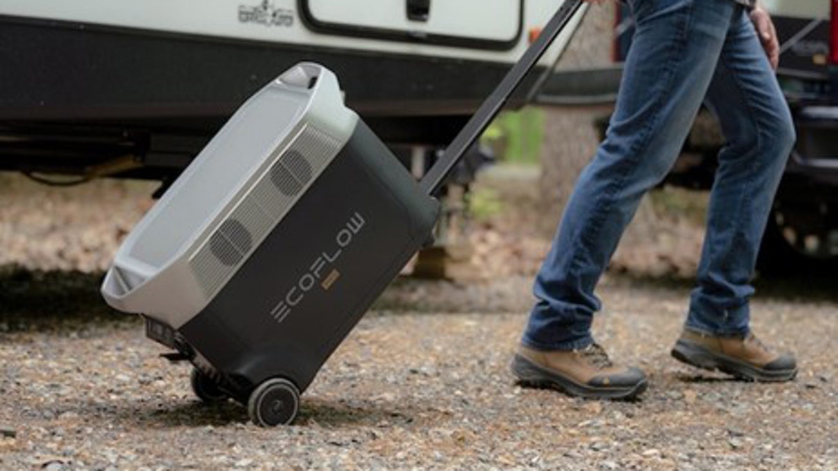 Roll this power station to your camping setup or around your home during power outages. 
