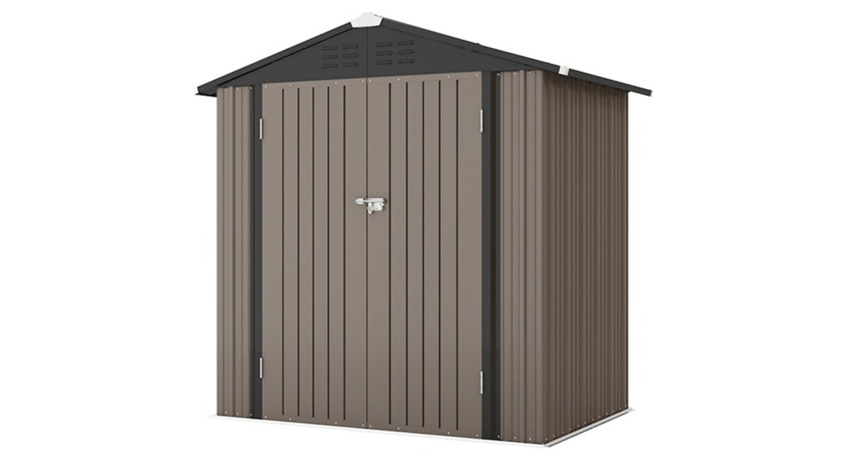 A metal shed is easy to maintain and put together. 