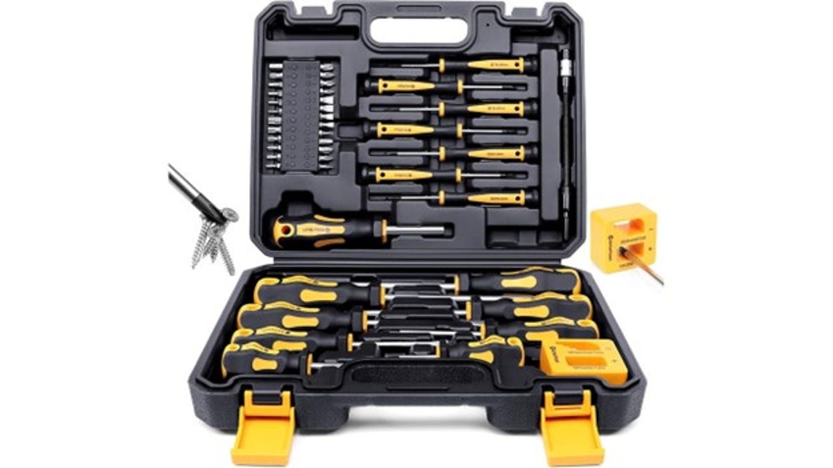 Get a set of flat head and Philips head screwdrivers, so your bases are always covered.