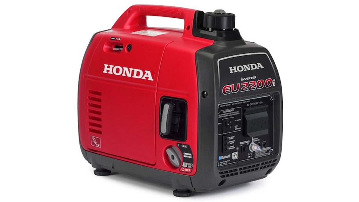 Control the generator through the Honda app.