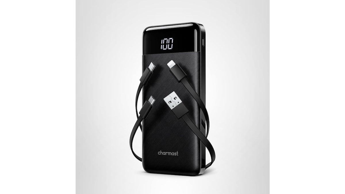 Charge your phone and electronics with a backup power bank.