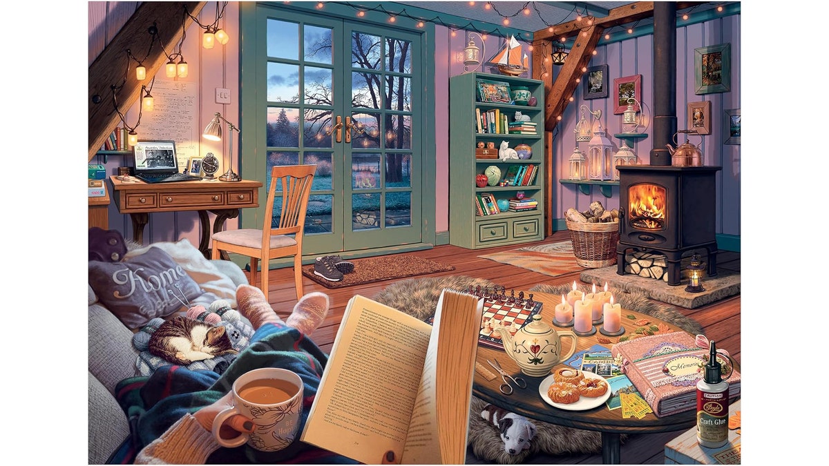 Add this winter scene to your jigsaw collection. 