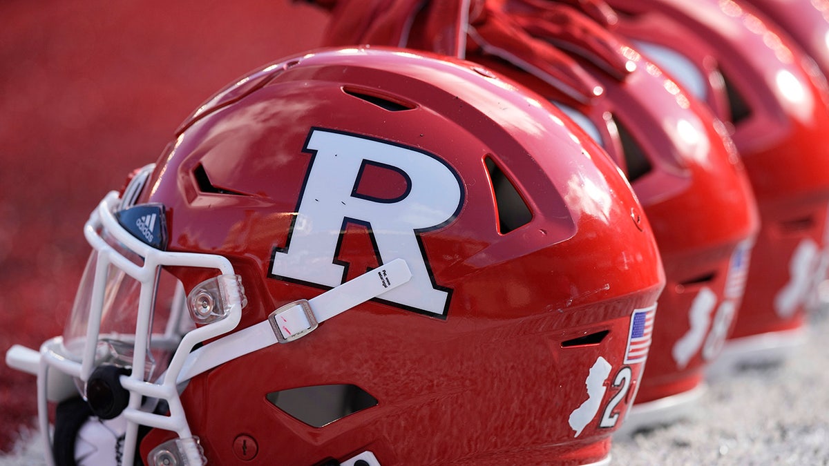 Rutgers football helmets