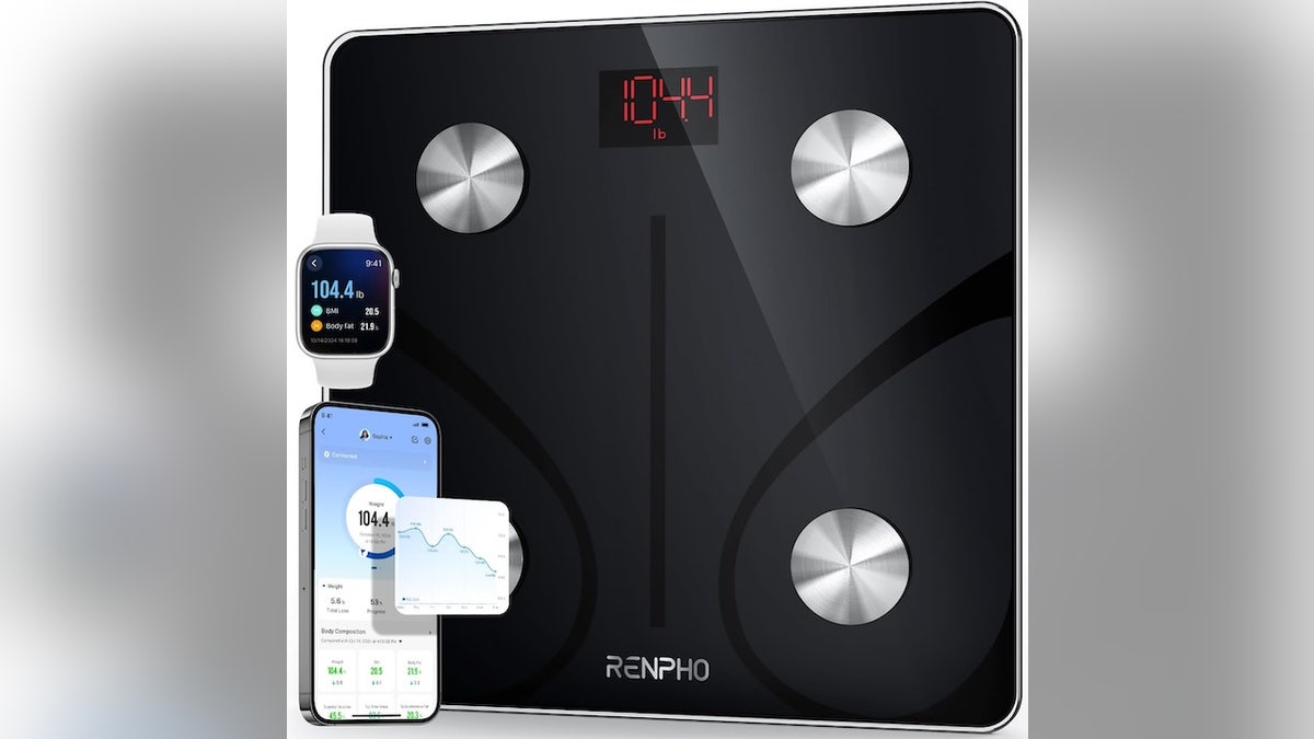 Keep track of weight and other body measurements with this smart scale.