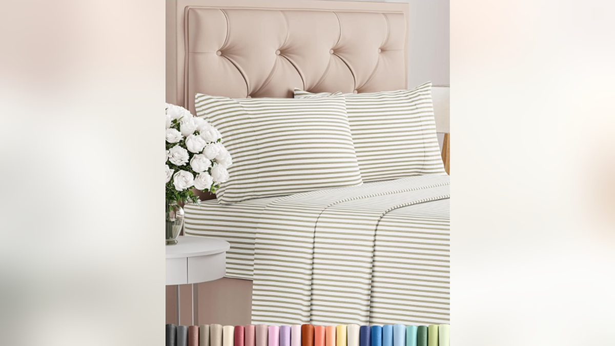 Cooling sheets for a better sleep.