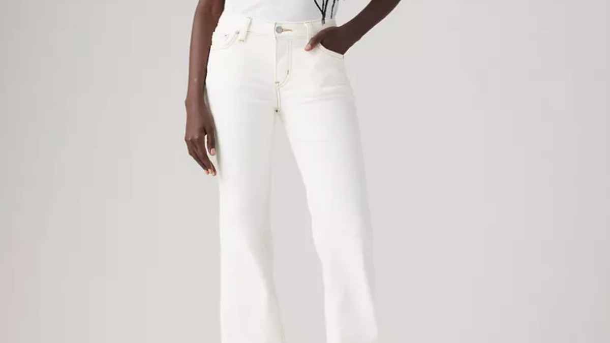 The color of the year is a good reason to buy white jeans.