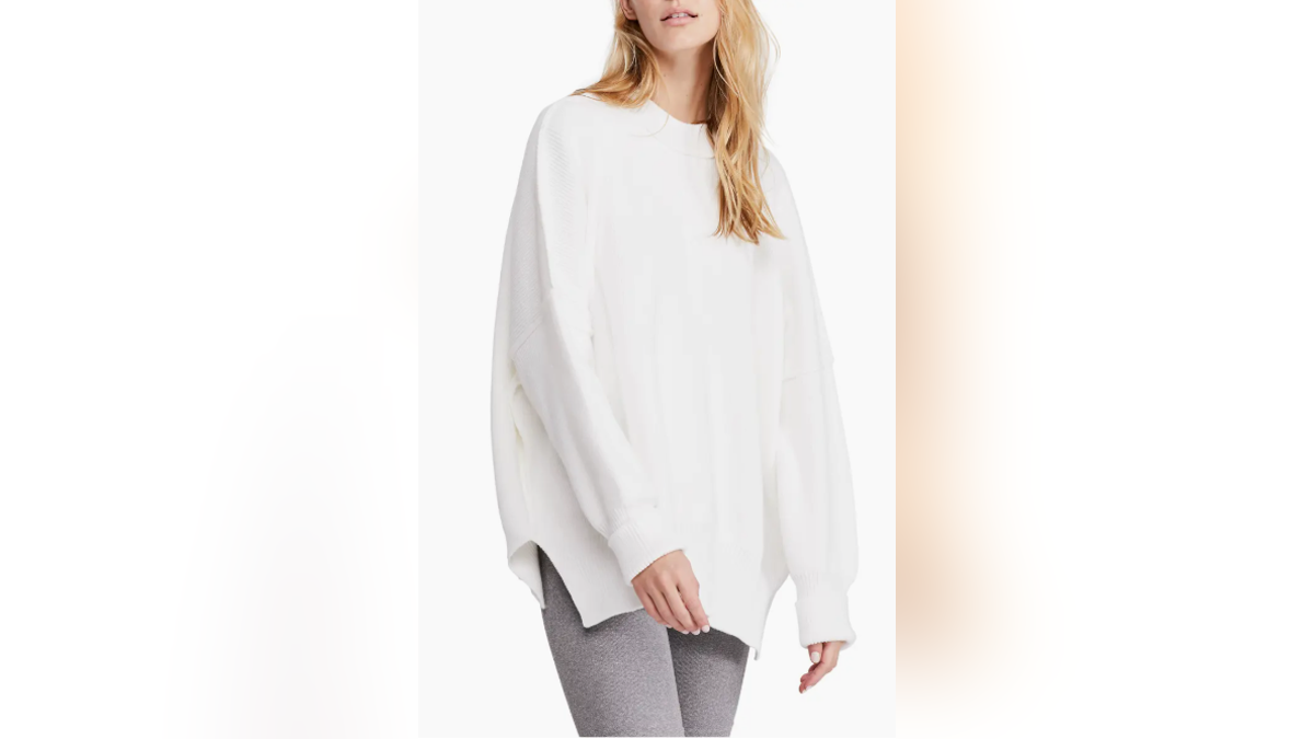 Pair this white tunic with most things in your wardrobe.