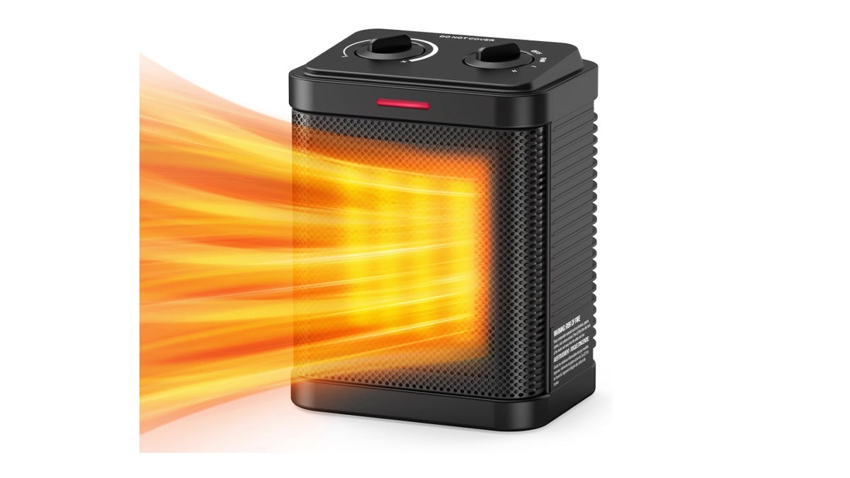 This portable heater warms every room.