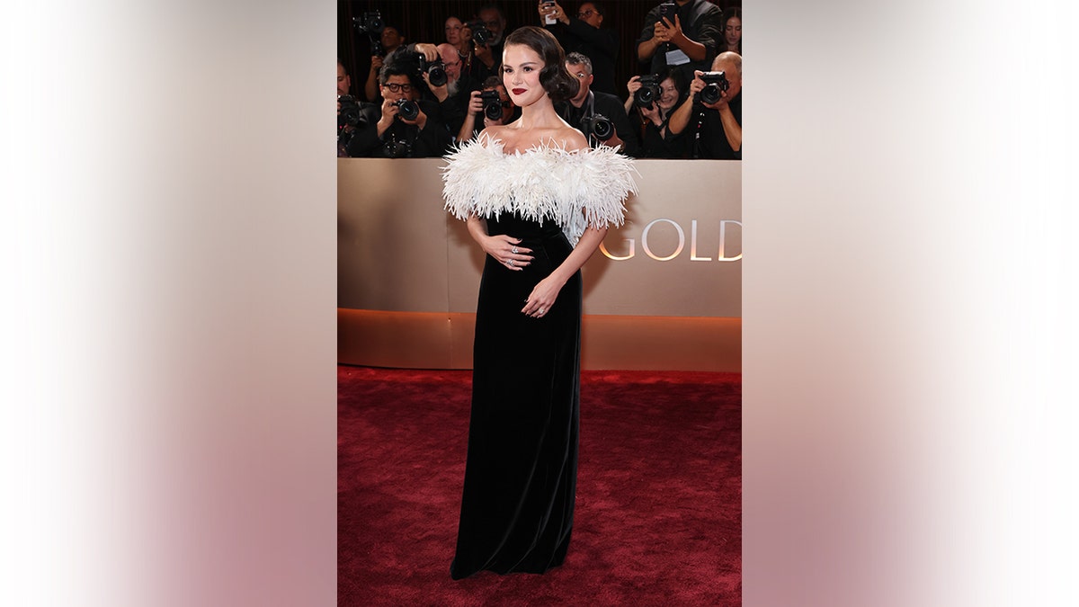 Selena Gomez at the Golden Globes