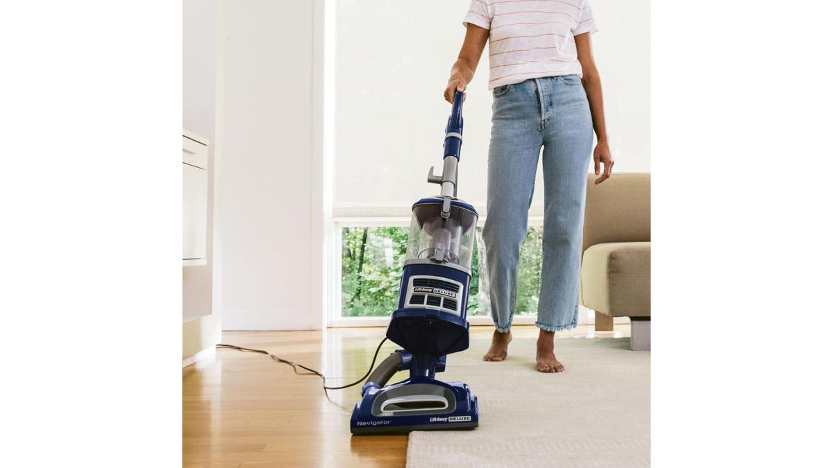 Use this vacuum as a handheld to clean hard-to-reach areas of your home.