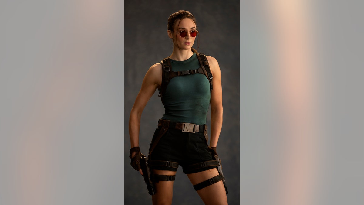 Sophie Turner as Lara Croft