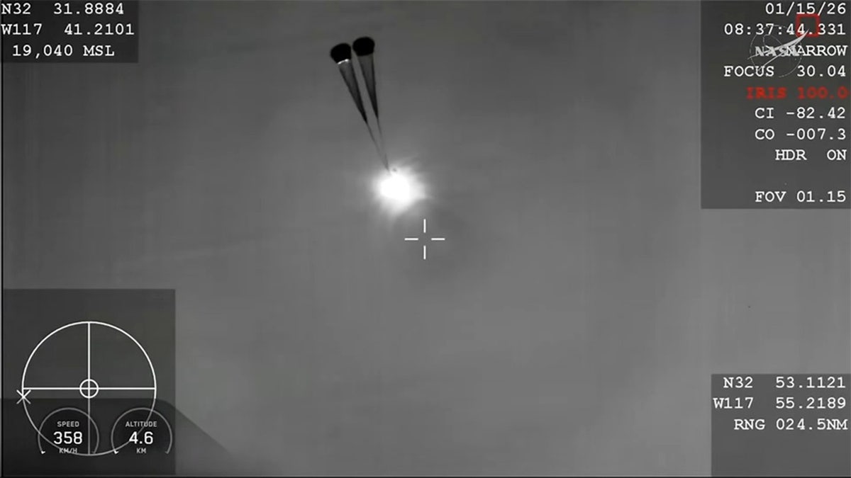 ASA's SpaceX Crew-11 members re entering the earth