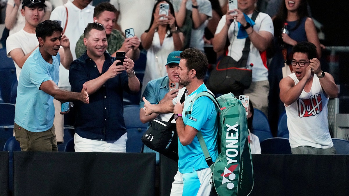 Three-time Grand Slam winner enjoys beer on court after emotional final Australian Open match at george magazine