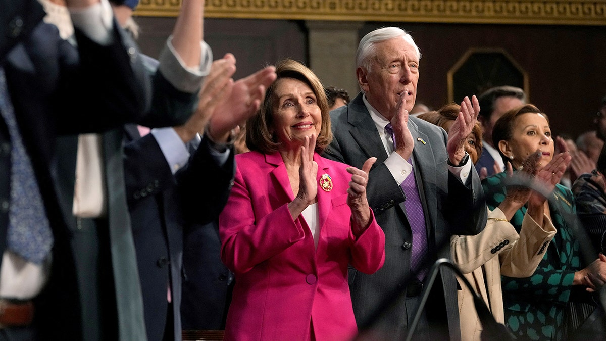 Nancy Pelosi and Steny Hoyer in 2023