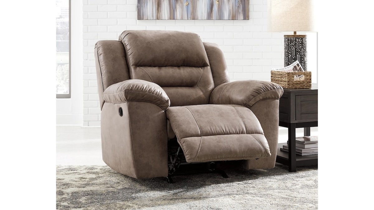 Relax in style with a manual recliner.