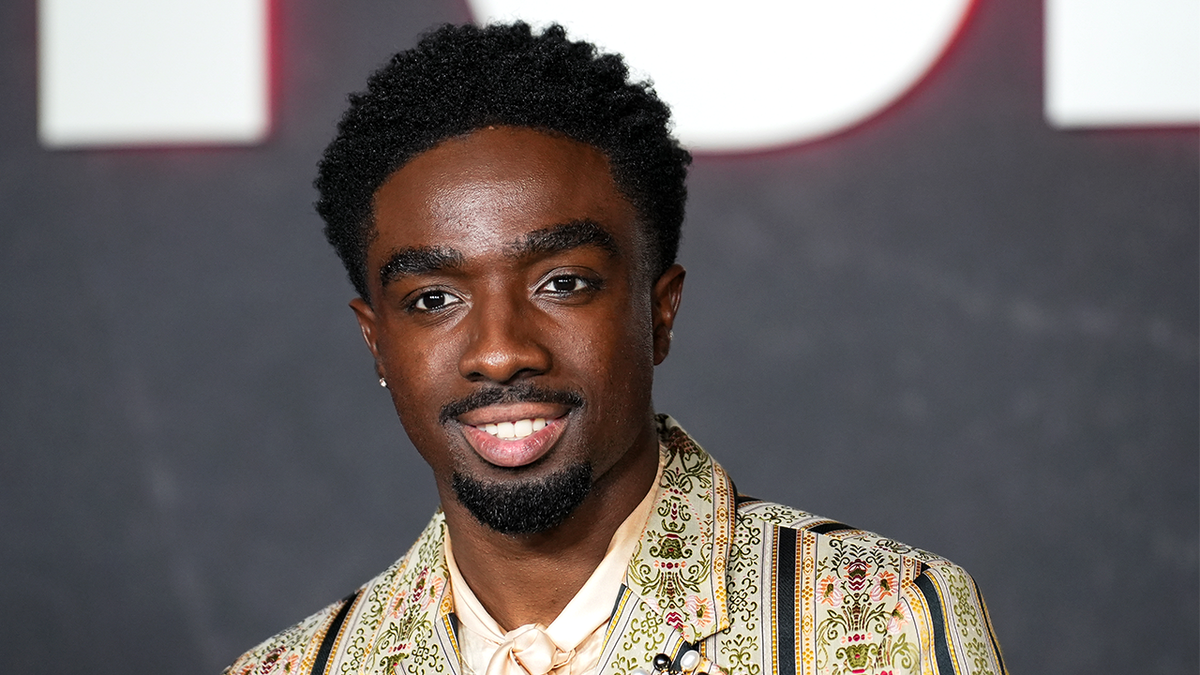 Caleb McLaughlin at 'Stranger Things' premiere.