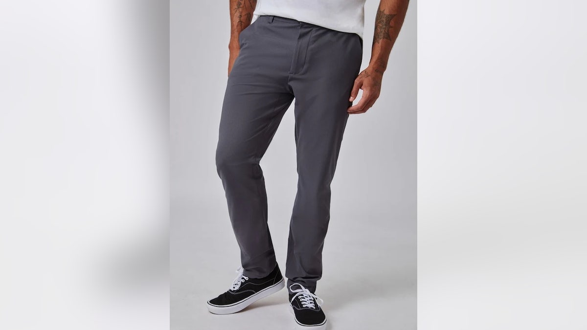 These pants are ideal for professional wear and lounging. 