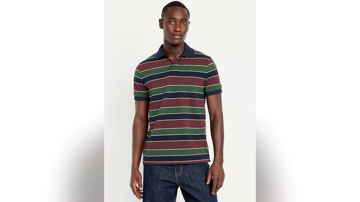 An affordable and on-trend polo shirt. 