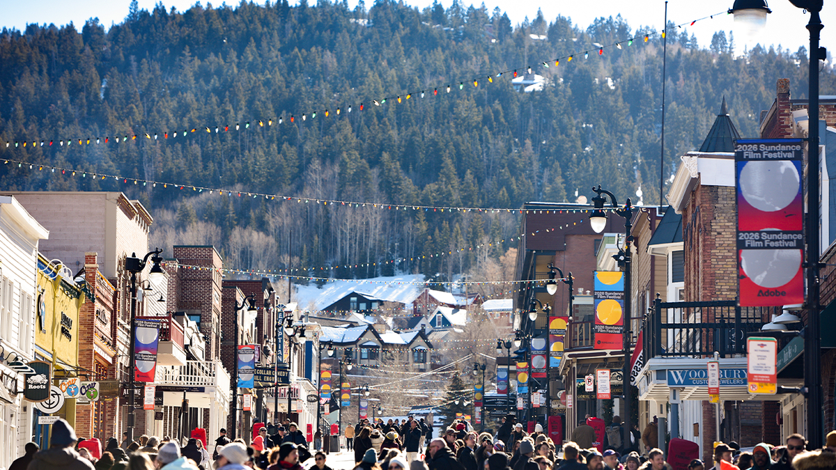 People walking around Sundance Film Festival 2026