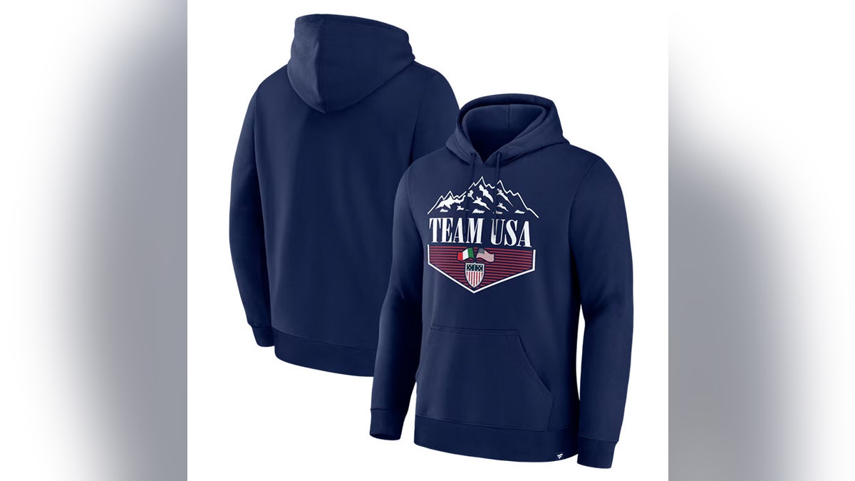 Grab this heavyweight, fleece-lined hoodie featuring the 2026 Winter Olympics logo.