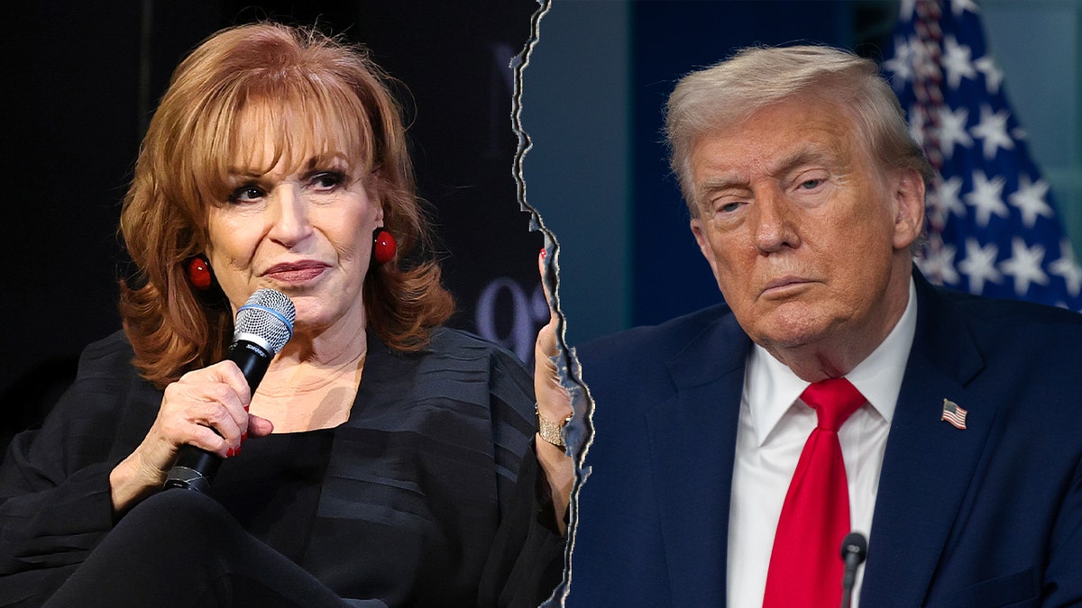 Joy Behar and Donald Trump