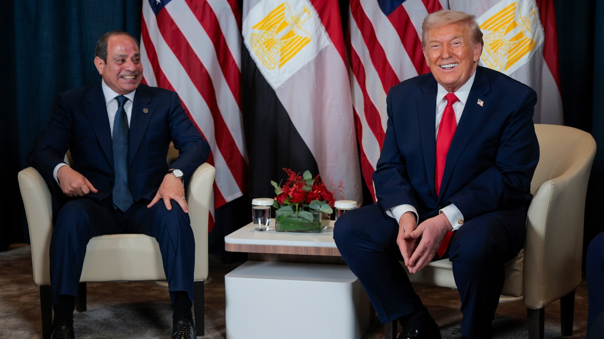 Trump meets with el-Sisi