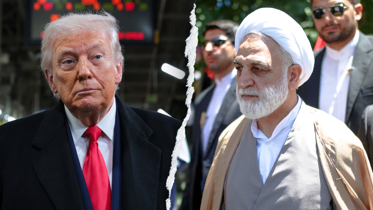Donald Trump and Gholamhossein Mohseni-Ejei