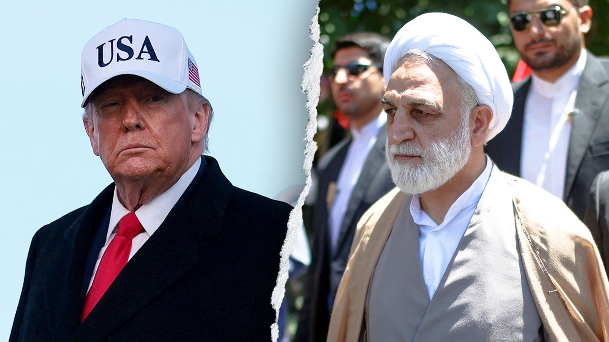 Donald Trump and Gholamhossein Mohseni-Ejei