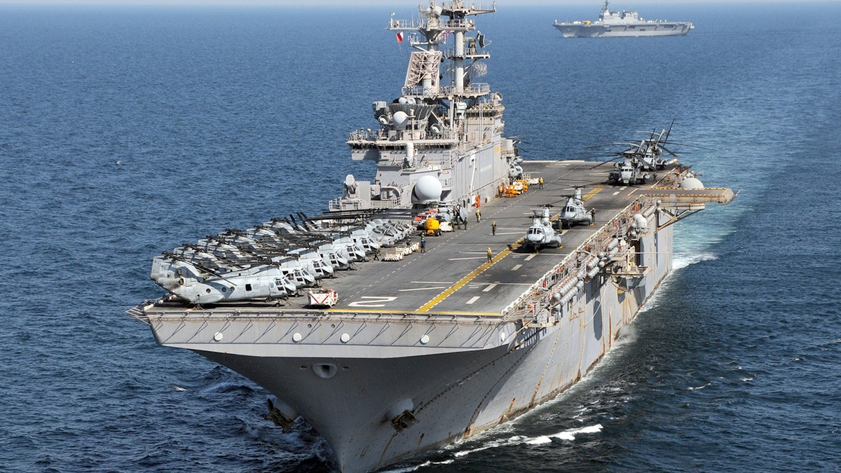 USS Essex travels in waters near Japan