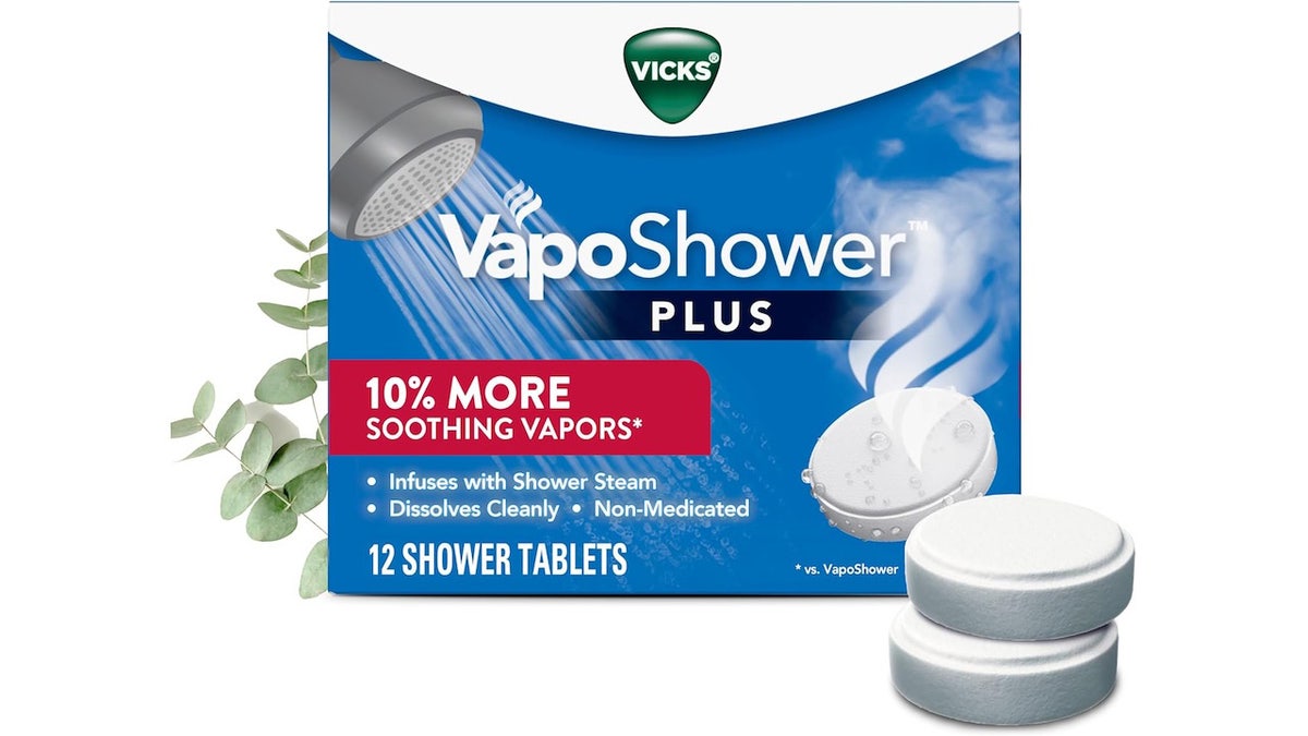 Get cold fighting comfort in the shower with Vicks steamers.