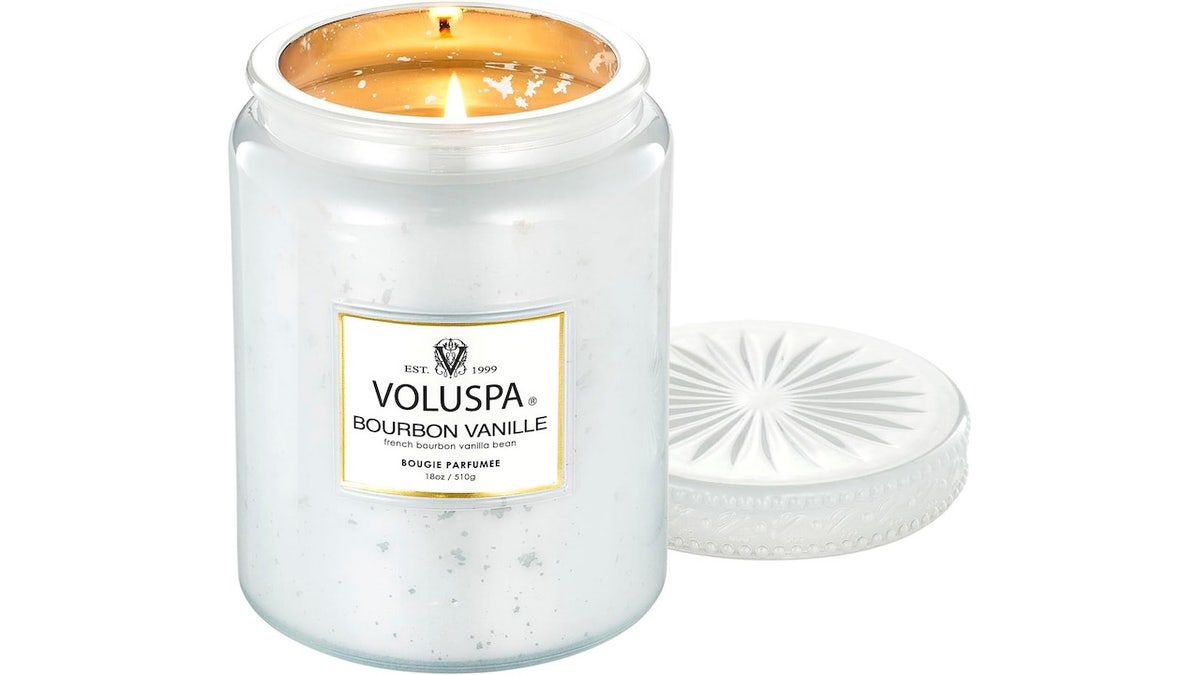 This candle comes in a gorgeous jar that doubles as room decor.