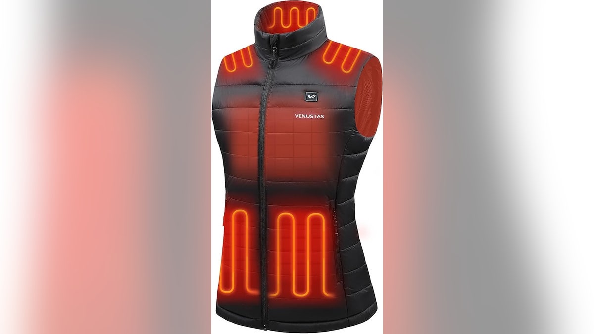Stay warm on cold days with this nifty heated vest.