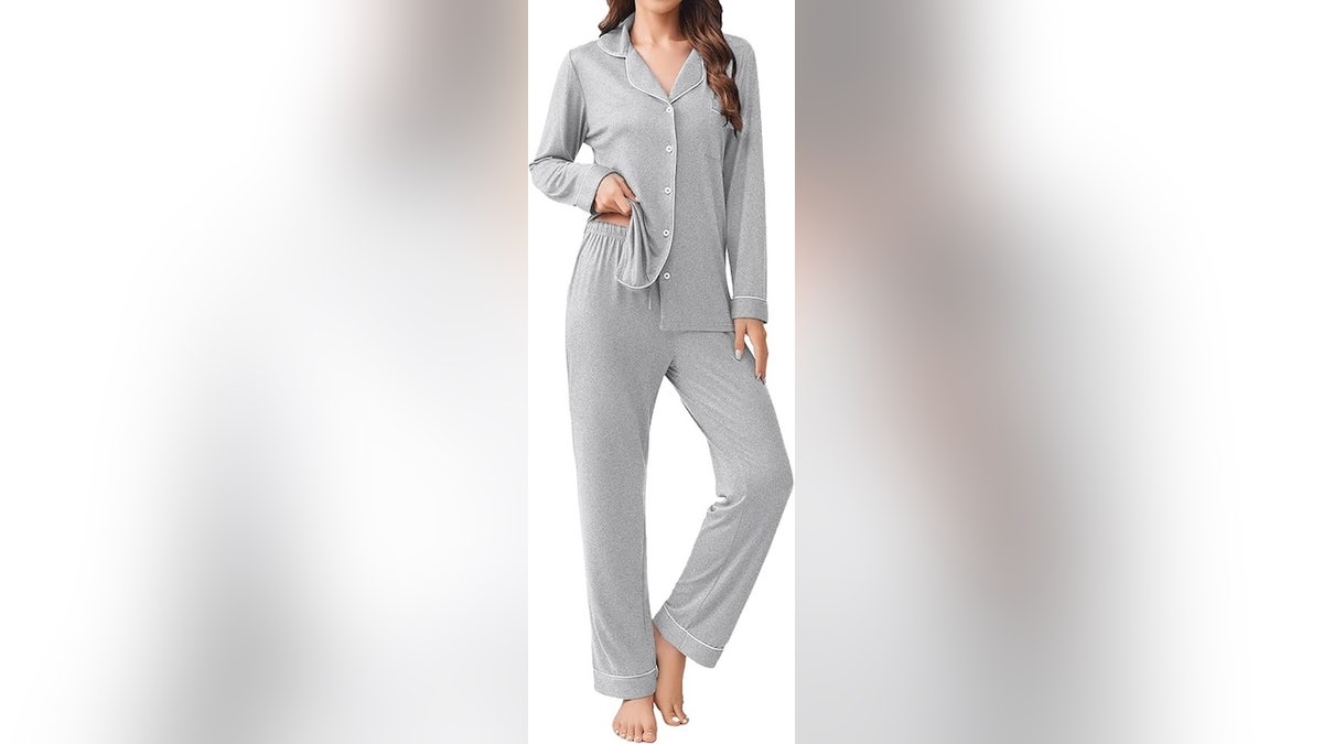 Get better rest in this soft and breathable PJ set.