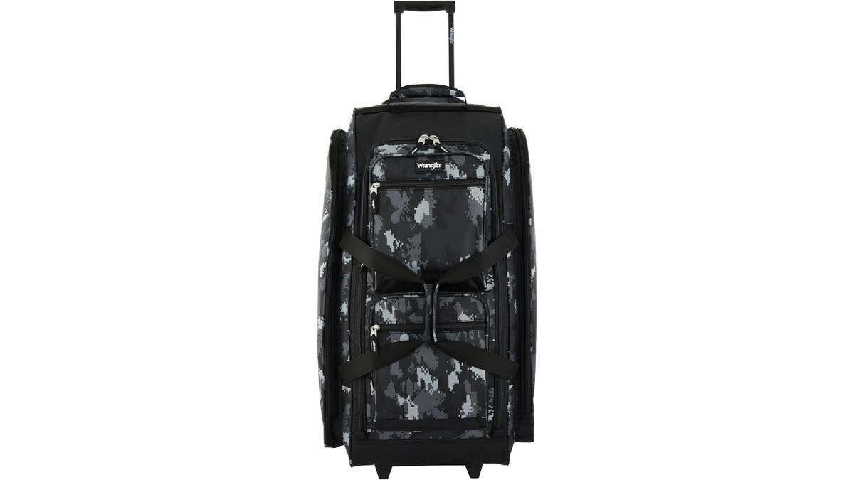 This bag has ample packing space without the bulk of a hard shell.